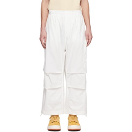 써네이 SUNNEI White Coulisse Cargo Pants 241736M188000