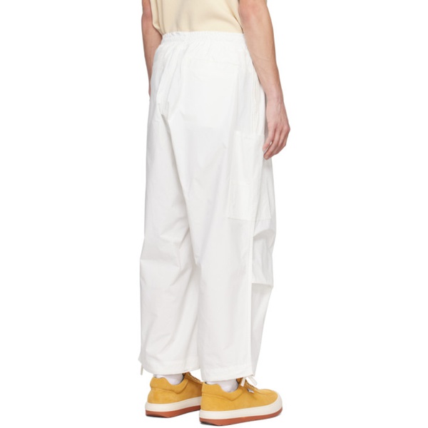  써네이 SUNNEI White Coulisse Cargo Pants 241736M188000