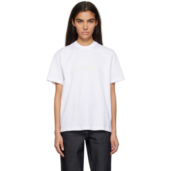  써네이 SUNNEI SSENSE Exclusive White T-Shirt 231736F110011