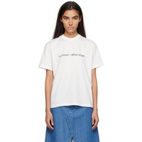 써네이 SUNNEI 오프화이트 Off-White Classic EIWS T-Shirt 231736F110008