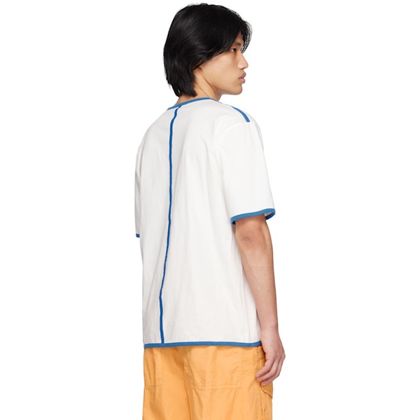  써네이 SUNNEI White Profile T-Shirt 231736M213007