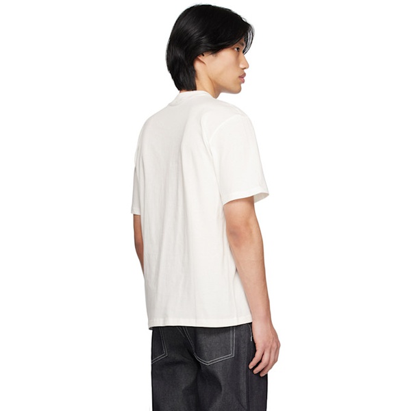  써네이 SUNNEI White Classic Figures T-Shirt 231736M213010