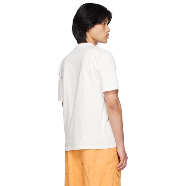  써네이 SUNNEI White Classic Mural T-Shirt 231736M213012