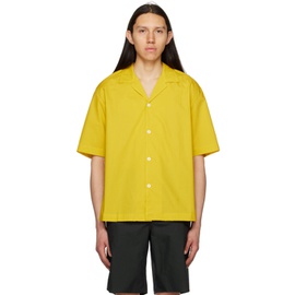 써네이 SUNNEI Yellow Open Spread Collar Shirt 231736M192010