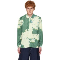 써네이 SUNNEI Green Printed Shirt 221736M192008