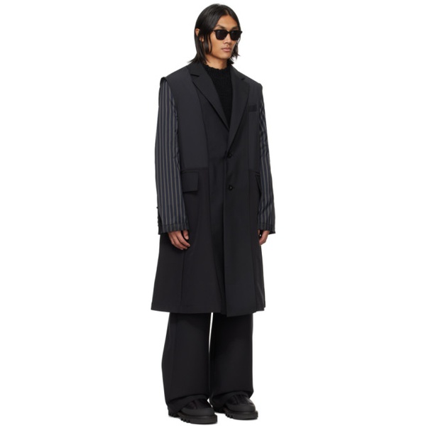  사카이 Sacai Black Suiting Coat 241445M176013
