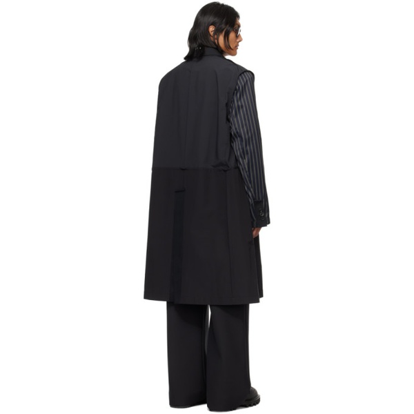  사카이 Sacai Black Suiting Coat 241445M176013