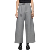 사카이 Sacai Gray Paneled Trousers 232445F087008