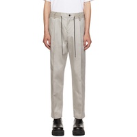 사카이 Sacai Gray Drawstring Trousers 232445M191012