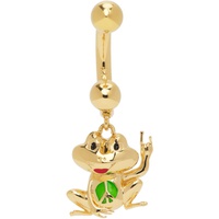 사프사푸 Safsafu Gold Frog It Earring 222413F009003