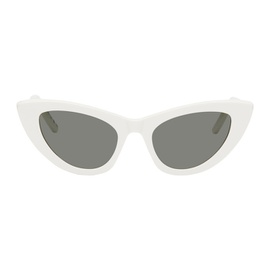 생로랑 Saint Laurent White SL 213 LILY Sunglasses 242418F005067