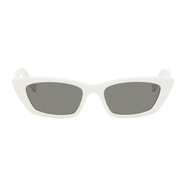 생로랑 Saint Laurent White SL 277 Sunglasses 242418F005063