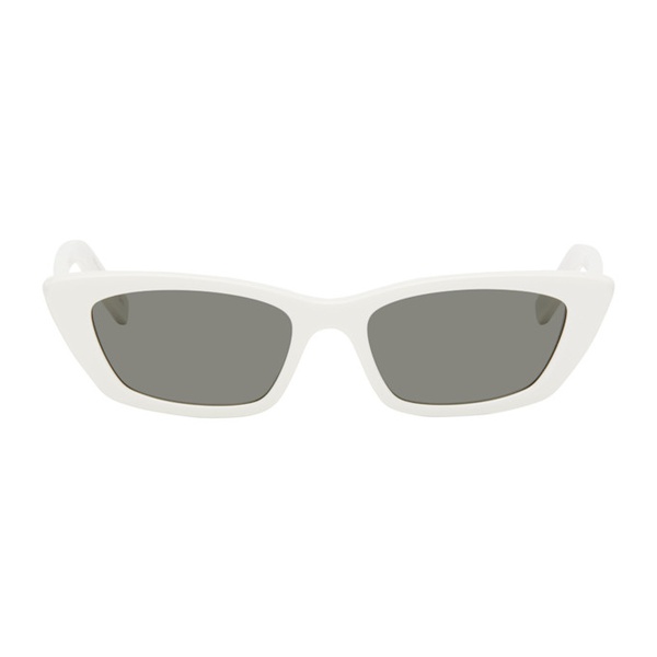 생로랑 생로랑 Saint Laurent White SL 277 Sunglasses 242418F005063