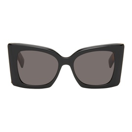 생로랑 Saint Laurent Black & Brown SL M119 BLAZE Sunglasses 242418F005021