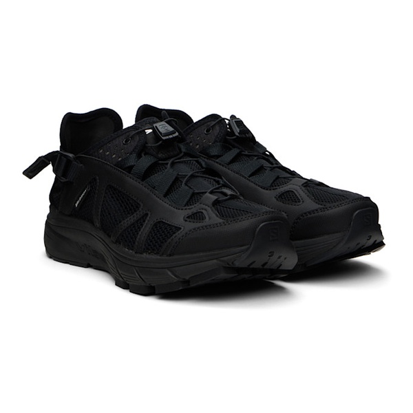 살로몬 살로몬 Salomon Black Techsonic Sneakers 242837F128082