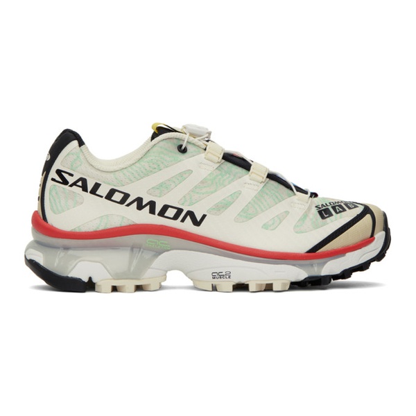 살로몬 살로몬 Salomon White & Green XT-4 OG Topography Sneakers 241837F128023