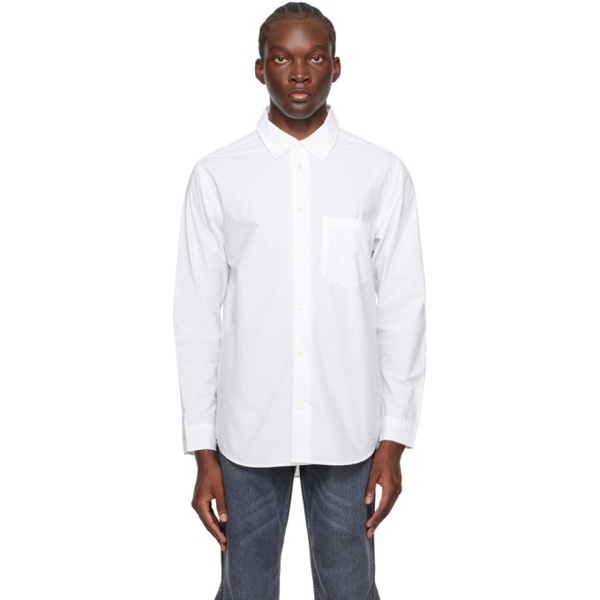  Samsoee Samsoee White Damon P Shirt 241021M192002