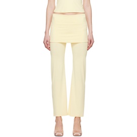 샌디 리앙 Sandy Liang Yellow Sound Trousers 241677F087005