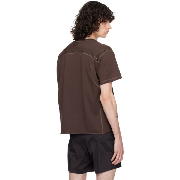  Satisfy Brown Climb T-Shirt 242733M213000