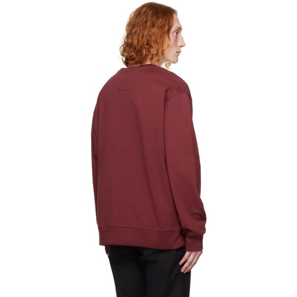  세러데이 뉴욕시티 Saturdays NYC Burgundy Bowery Miller Sweatshirt 241899M204003