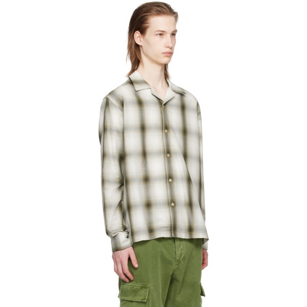  세러데이 뉴욕시티 Saturdays NYC Green Marco Shirt 241899M192013