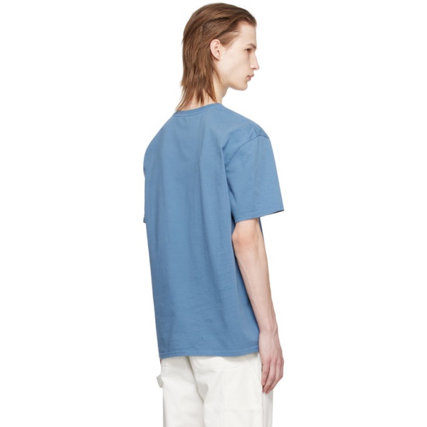  세러데이 뉴욕시티 Saturdays NYC Blue Miller T-Shirt 241899M213015