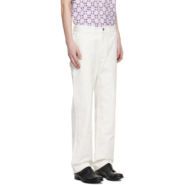  세러데이 뉴욕시티 Saturdays NYC 오프화이트 Off-White Morris Carpenter Trousers 241899M191005