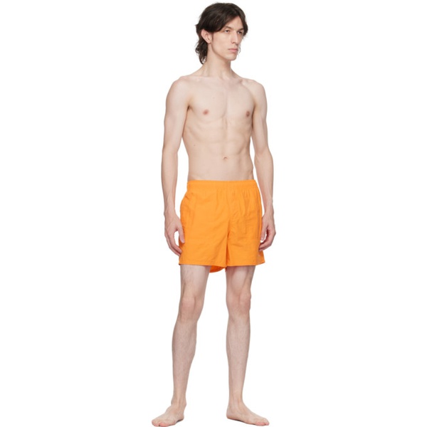  세러데이 뉴욕시티 Saturdays NYC Orange Talley Swim Shorts 232899M208000