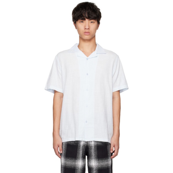  세러데이 뉴욕시티 Saturdays NYC Blue Canty Shirt 231899M192008