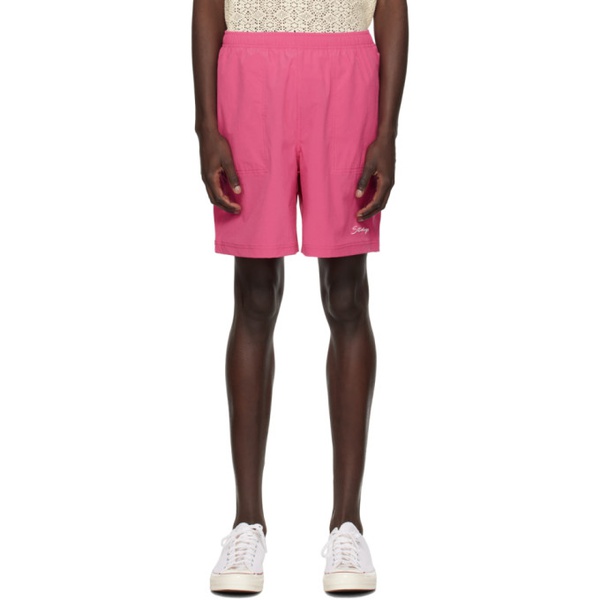  세러데이 뉴욕시티 Saturdays NYC Pink Tyler Shorts 232899M193006