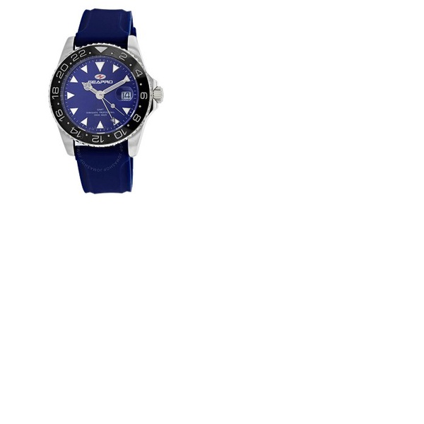  Seapro Agent Quartz Blue Dial Mens Watch SP0125