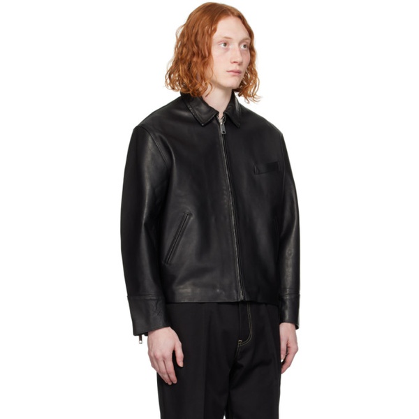  세컨드 레이어 Second/Layer Black Rider Leather Jacket 241902M181001