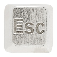 Secret of Manna Silver Esc Key Single Earring 241093M144000