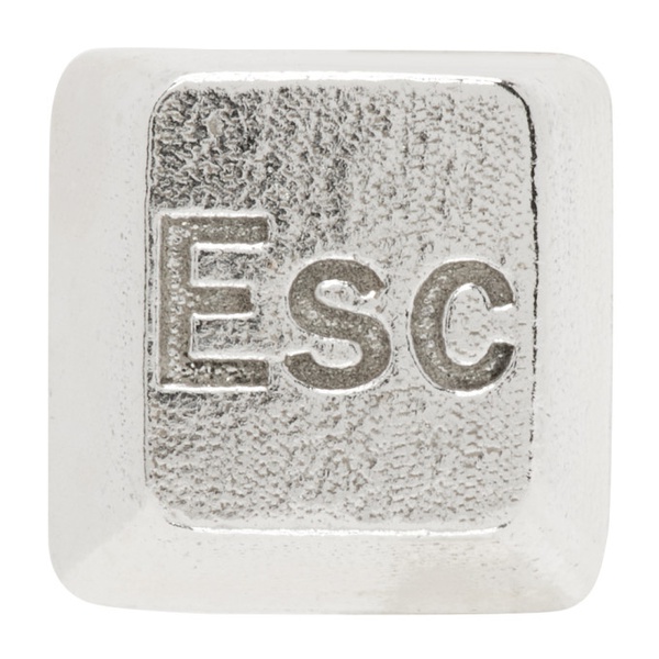  Secret of Manna Silver Esc Key Single Earring 241093M144000