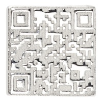 Secret of Manna Silver QR Code Single Earring 241093M144002