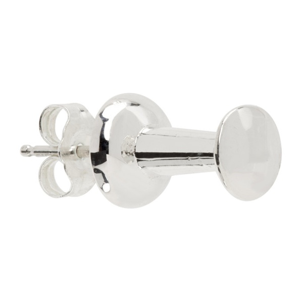  Secret of Manna Silver Push Pin Single Earring 241093M144011