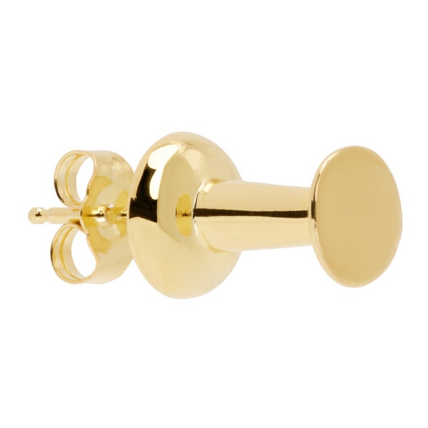  Secret of Manna Gold Push Pin Single Earring 241093M144010