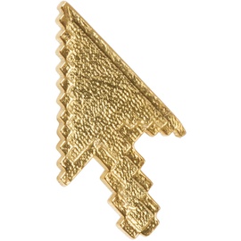 Secret of Manna Gold Pixelated Cursor Single Earring 241093M144012
