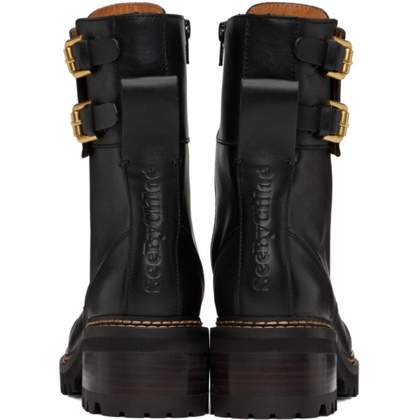  See by Chloe Black Mallory Boots 241373F113004