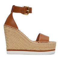 See by Chloe Tan Glyn Espadrille Heeled Sandals 241373F125001