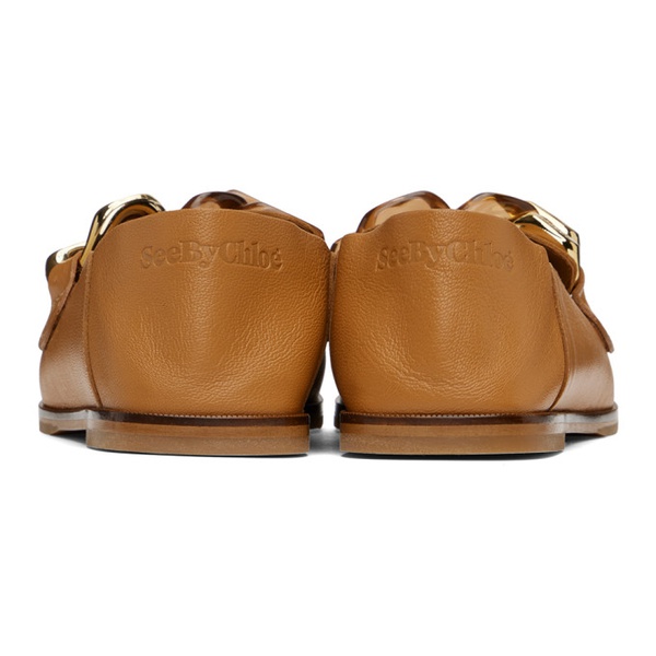  See by Chloe Tan Monyca Loafers 241373F121004