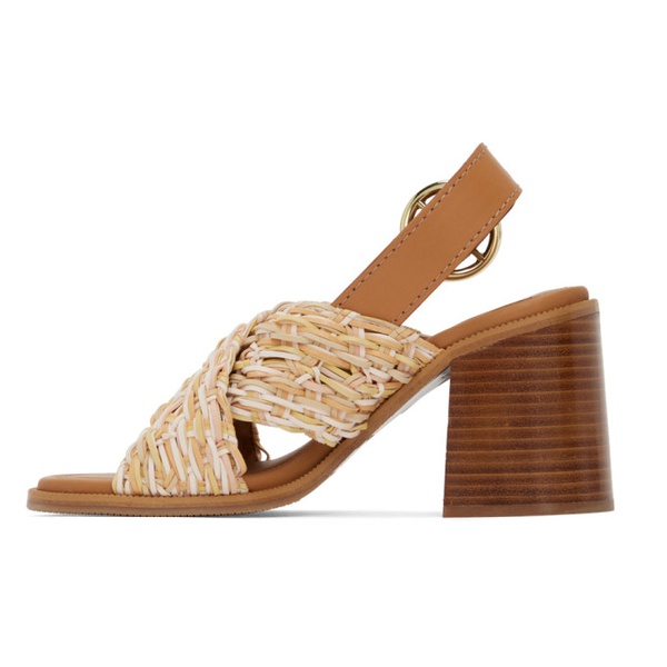  See by Chloe Beige Jaicey Heeled Sandals 241373F125017