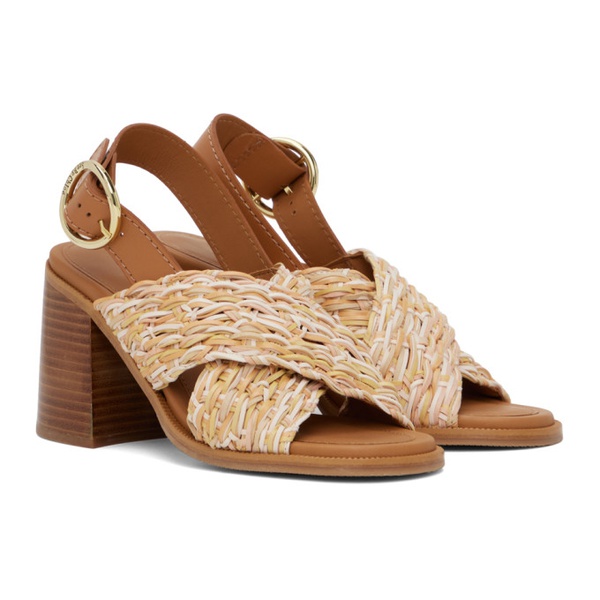  See by Chloe Beige Jaicey Heeled Sandals 241373F125017