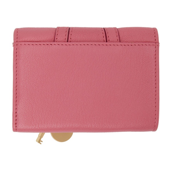 See by Chloe Pink Trifold Hana Wallet 241373F040011