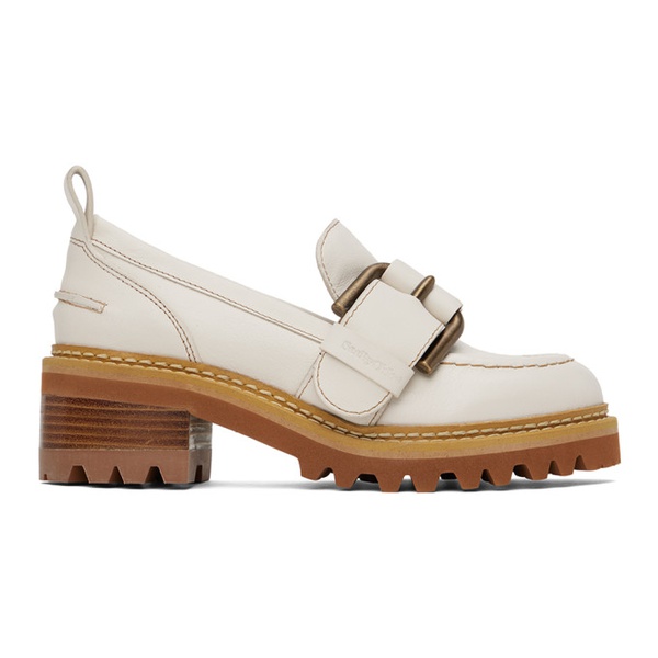  See by Chloe 오프화이트 Off-White Willow Loafers 231373F121012