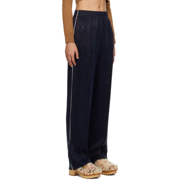  See by Chloe Navy Pinched Seam Lounge Pants 231373F086001