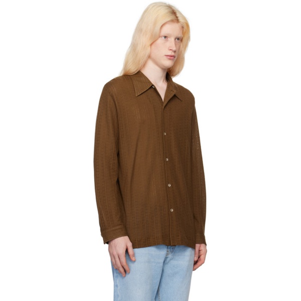  Sefr Brown Ripley Shirt 241491M192000