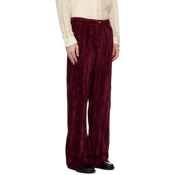  Sefr Red Maceo Trousers 241491M191002