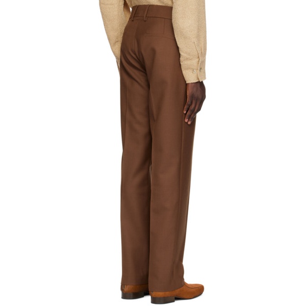  Sefr Brown Mike Trousers 241491M191008