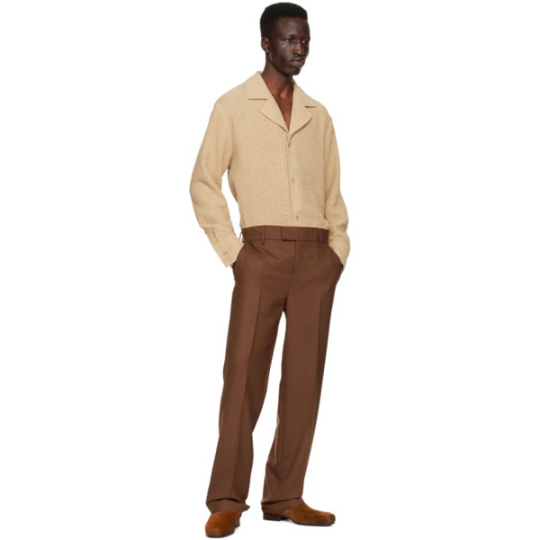  Sefr Brown Mike Trousers 241491M191008